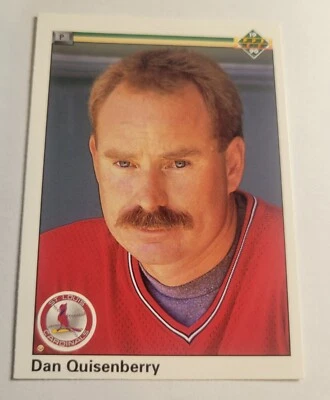 1990 Dan Quisenberry Upper Deck Card #659 Cardinals Pitcher Baseball Trading MLB - Image 1 of 4