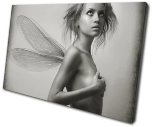 Sexy Fairy NUDES Erotic Girl Lady Fantasy SINGLE CANVAS WALL ART Picture Print - Picture 1 of 1