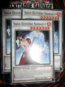 YU-GI-OH! COM SAGA-ECUYERE SHIRANUI PLAYSET (LOT DE 3) SAST-FR041 NEUF ED1 FR - Picture 1 of 1