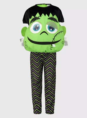 Super Cute NewYears Eve/Christ Green Frankenstein Costume for 9-12 months kids - Image 1 of 2