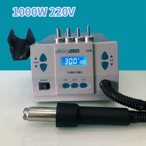220V Hot Air Rework Station 1000W 861DW Solder Heat Gun Digital Display Station - Picture 1 of 9