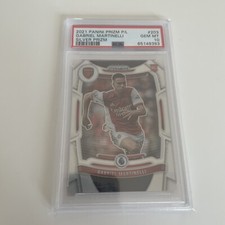 Gabriel Martinelli 2021 Panini Prizm Silver Rookie Card PSA10