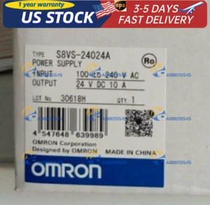 New in Box Omron S8VS-24024A Switching DIN Rail Power Supply 240W S8VS24024A 1PC - Picture 1 of 1