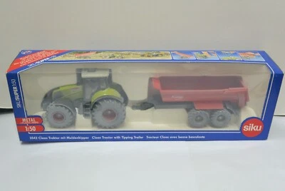Siku 1:50 DieCast car CLAAS Tractor With Tipping Trailer # 3542 - Image 1 of 4