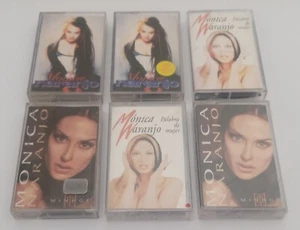 Monica Naranjo Lot Cassettes 1994 Palabra de Mujer Minage Mexican Tapes Mexico - Picture 1 of 7