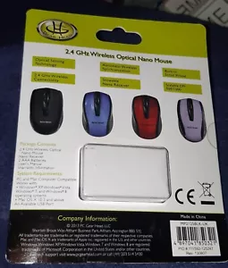 Gear Head 2.4 GHz Wireless Nano Mouse Optical - Picture 1 of 3