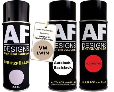 Spritzfüller Set für VW LW1M Glam Beige Klarlack Spritzfüller Grundierung Sprayd - Bild 1 von 2