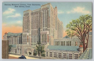 Postkarte Sterling Memorial Library, Yale University, New Haven, Connecticut - Bild 1 von 2