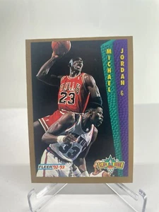 92/93 NBA Fleer Michael Jordan #273 Error Slam Dunk Missing Number - Bild 1 von 2