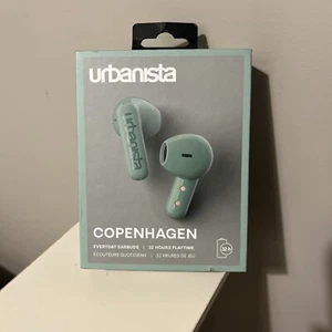 Urbanista COPENHAGEN TWS Earphones with ENC Dual Microphone, Green New - Picture 1 of 2