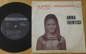 Anna Identici - Non Mi Cambierai / Quando M'Innamoro Sanremo 68 Israel 7" PS 45 - Picture 1 of 2