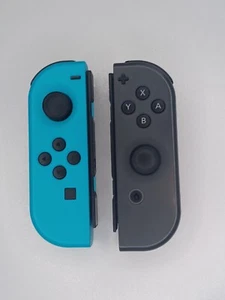 Par de mandos oficiales Nintendo Switch Joy-Con PROBADOS-SIN DERIVA L-AZUL/R-NEGRO - Imagen 1 de 9