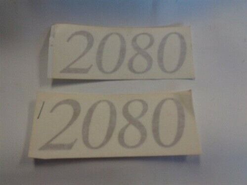 LUND 2080 (2004) NUMBER DECAL 2007370 PAIR (2) LIGHT GOLD 3 7/8