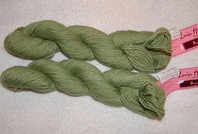 2 SKEINS - Louisa Harding ORIELLE - Color #19-LICHEN. 97% Alpaca~3% Metallic - Image 1 of 3