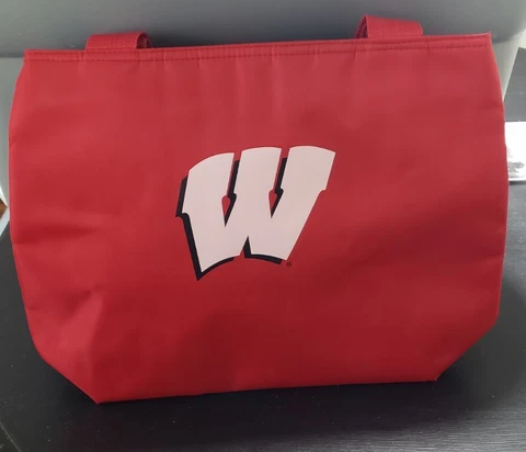 University Of Wisconsin Badgers Handbag Purse Bag Rare Cover