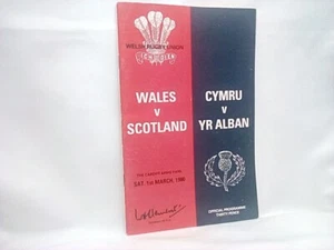 Wales v Scotland Cardiff Arms Park Match 1980 - Bild 1 von 1