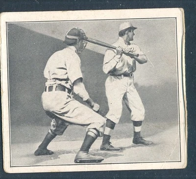1912 T202 Hassan Center Panel: A Great Batsman, NAP LAJOIE ~ GOOD (altered) - Image 1 of 2