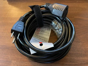 25ft Outdoor Extension Cord, Waterproof, Heavy Duty, 13A 125V, Durable 3 Prong - Picture 1 of 7