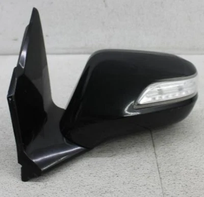 2010-2013 Acura MDX Left Driver LH Side View Door Mirror Power Heated Black Oem - Imagem 1 de 4