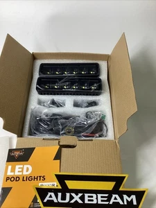 AUXBEAM 2x 6" LED 60W Pods Light Offroad Driving Truck SUV ATV UTV - Bild 1 von 7