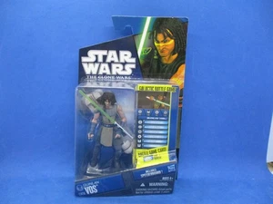 Figura de acción Quinlan Vos Star Wars Clone Wars 2010 sin usar, en caja 3,75" CW 36 Hasbro en muy buen estado - Imagen 1 de 2