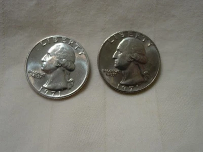 1971 D&P BU Uncirculated Washington Quarters. Super Nice Coins! 0 S&H - Image 1 of 4