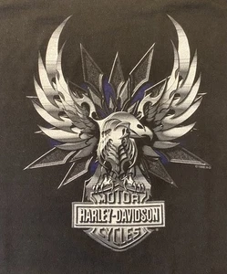 Camiseta 3XL Vintage 1999 Harley Davidson “Wilmington NC Carolina Coast” Negra - Imagen 1 de 6