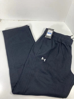 Under Armour Hustle Fleece Pants Women Size XL 38X30 Black Drawstring Loose NWT - Image 1 of 4