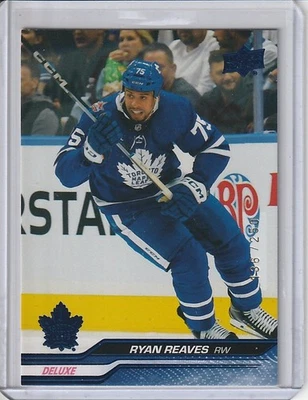 Ryan Reaves Maple Leafs 2023-24 Upper Deck Extended Series Deluxe #136/250 - Image 1 of 2