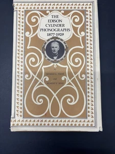 The Edison Cylinder Phonographs 1877 - 1929 George L. Frow & Albert F Sefl - Imagen 1 de 10