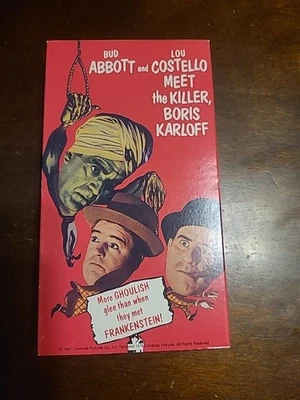 Abbott and Costello - Meet the Killer, Boris Karloff VHS 1949, 1987 - Image 1 of 4