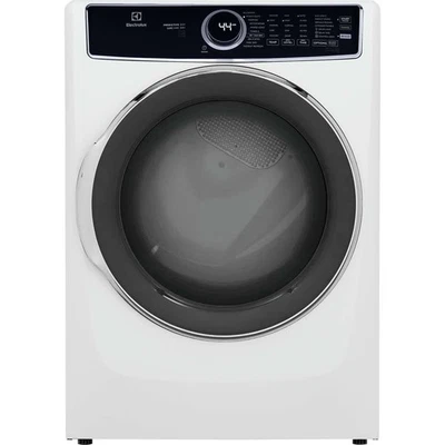 Electrolux ELFG7537A 27"W 8 Cu. Secadora de gas con clasificación Energy Star - blanca Foto 1 de 4