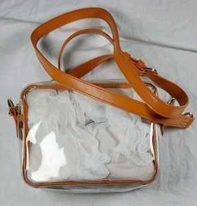 Universal Thread Clear Crossbody Bag w/ Adjustable Strap (G1) 8x6x3 Inches  - Picture 1 of 6