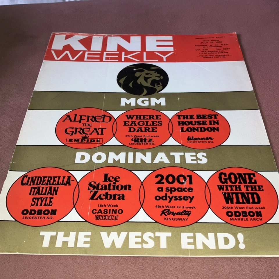 Kine Weekly 1969. George Harrison Marks. The 9 ages of nakedness. Ian McShane - Image 1 of 1