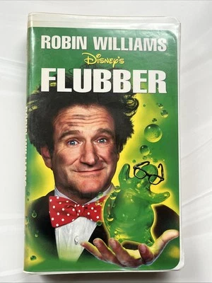 Disney’s Flubber VHS 1998 Video Tape Robin Williams Movie Clamshell Excellent - Image 1 of 4