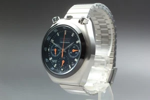 [N MINT+] CITIZEN 0510-S127718 Record Label Tsuno Chrono Quartz Uomo dal... - Foto 1 di 11