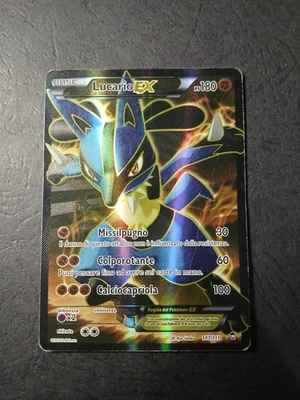 Carta Pokèmon Lucario EX Full art – Colpi Furiosi 107/111 – Ita Vintage XY - Immagine 1 di 3