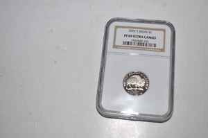 2005 S 5c Proof Bison Jefferson Nickel- Graded PF69 Ultra Cameo by NGC - Picture 1 of 4