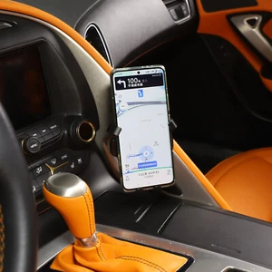 Center Control GS Cell Phone Mount Holder Bracket For Corvette C7 ZR1 2014-2019 - Picture 1 of 12