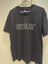 Gang of Youths Black T-Shirt Size Large. cotton. Triple J Pre-Owned