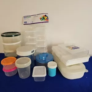 Gemischte Menge kleiner Mini-Schmuckherstellung Kleinteile Aufbewahrungsbehälter - Bild 1 von 13