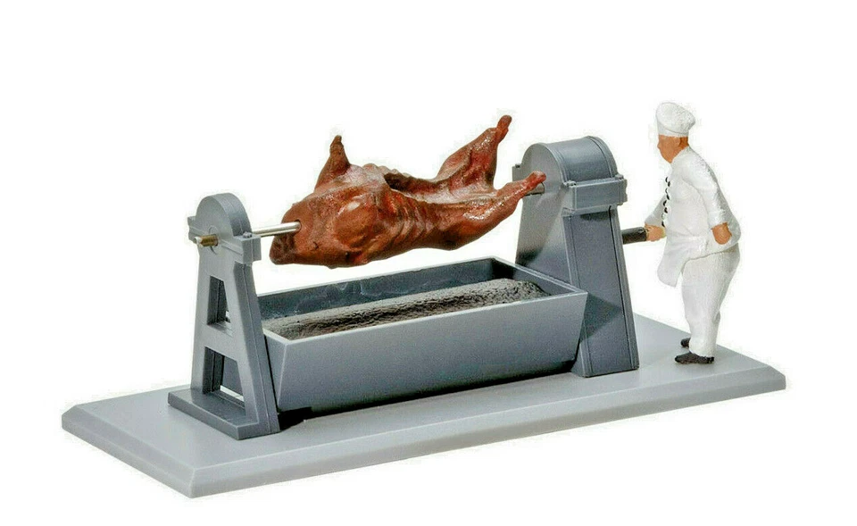 Viessmann 1552 Grill With Rotating Ochsen And Luminous Glow, Moves, H0 - Image 1 of 1