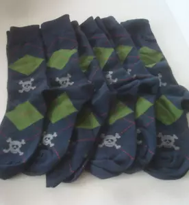 Calcetines para hombre Argyle azul marino talla única nuevos azul marino - Imagen 1 de 2