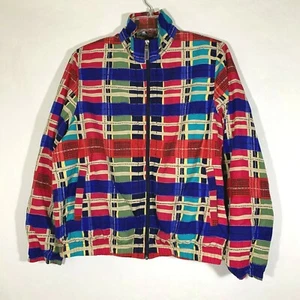 Chaqueta ligera de colección Koret Patchwork rompevientos para mujer con cremallera frontal talla pequeña - Imagen 1 de 4