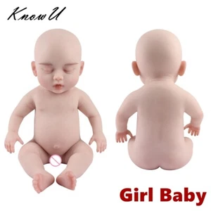47cm Reborn Puppe Silikon Baby Spielzeug Begleiter Junge Mädchen Kinder Geschenk - Picture 1 of 13