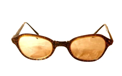 Montura de gafas de gato Safilo vintage para mujer marrón brillo gafas italianas Foto 1 de 4