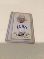 2008/09 Upper Deck Champ's Mini Signatures #CS-DC Dan Cleary Detroit Red Wings