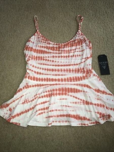 Guess Women’s Tie Dye Peplum Camisole Top Size S $29 - Picture 1 of 5