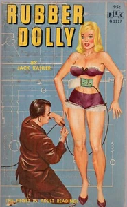 Rubber Dolly by Jack Kahler Vintage Sleaze GGA Pulp Robot Paperback 1966 1st VG - Picture 1 of 1