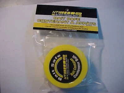 NEW HT BAIT SAFE CONTAINER PUCK WAX WORM BOX HCBC-3 3" grub - Image 1 of 3